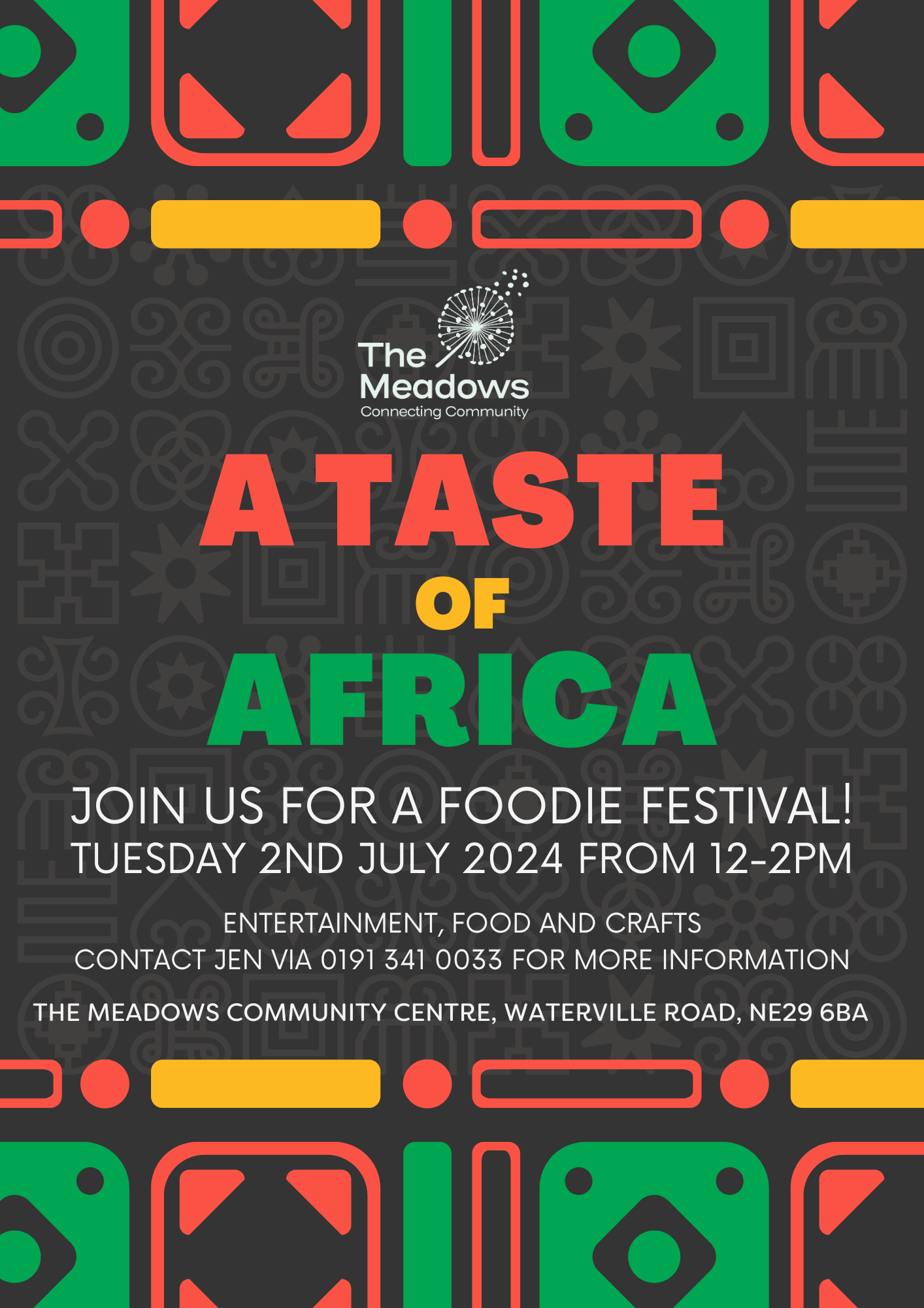 Taste of Afrcia Event Day Poster